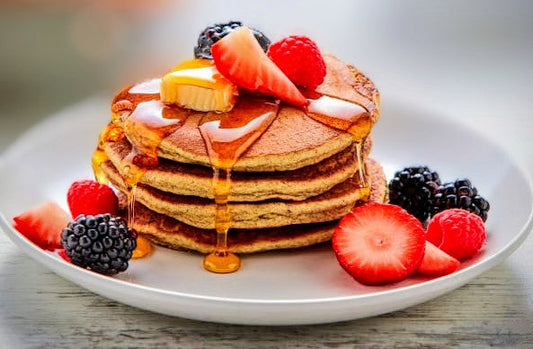 Panqueques sin gluten con PANCAKES MIX EXENT de NutriCiencia