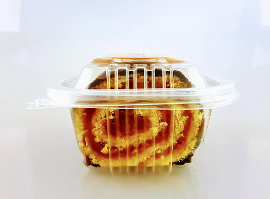 Postre NUTRIDELICIAS arrollado individual de dulce de leche y chocolate, Libre de gluten