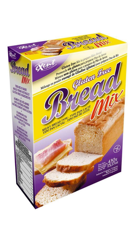 Premezcla EXENT BREAD Mix pan lactal, Libre de Gluten