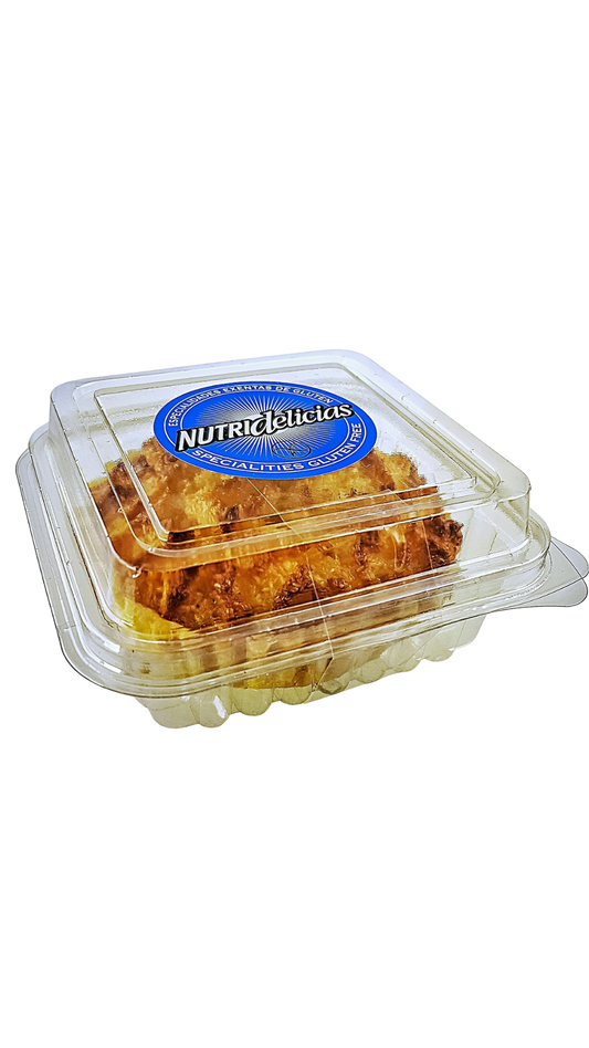 Tarteleta NUTRIDELICIAS de coco y dulce de leche, Libre de gluten